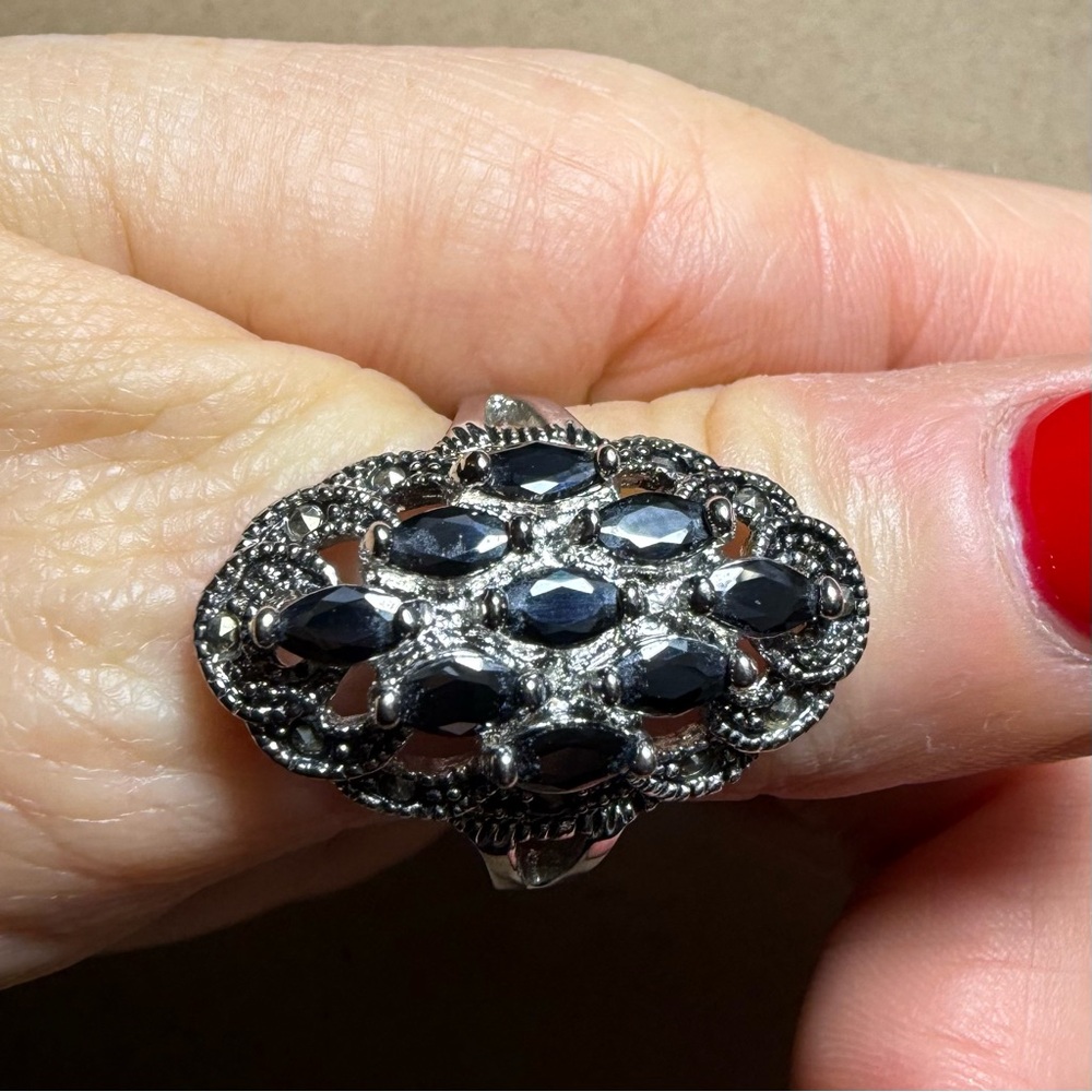 4 Elegant Gemstone Ring Set Bundle - image 7